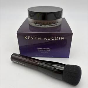 New Kevyn Aucoin Foundation Balm Deep FB15 0.7 oz with Brush NIB